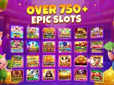Sección de casino y slots disponibles